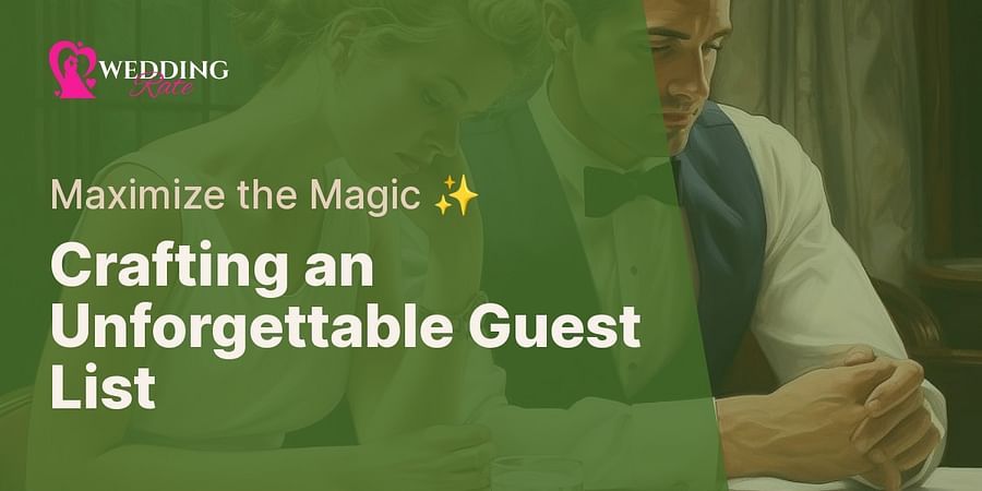 Crafting an Unforgettable Guest List - Maximize the Magic ✨