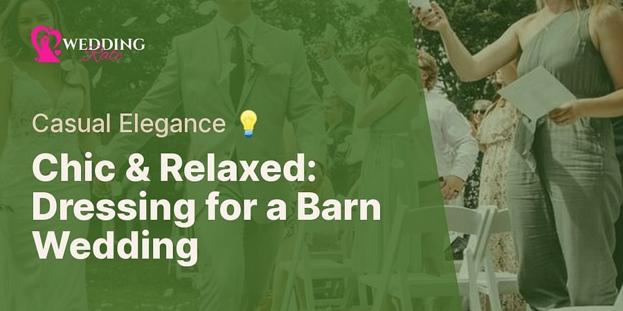 Chic & Relaxed: Dressing for a Barn Wedding - 🌾 Fashion Tips