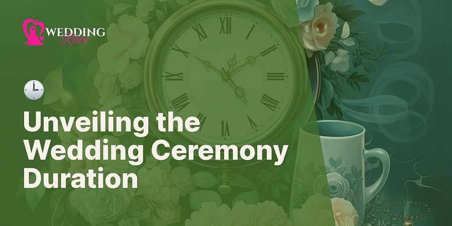 Unveiling the Wedding Ceremony Duration - π